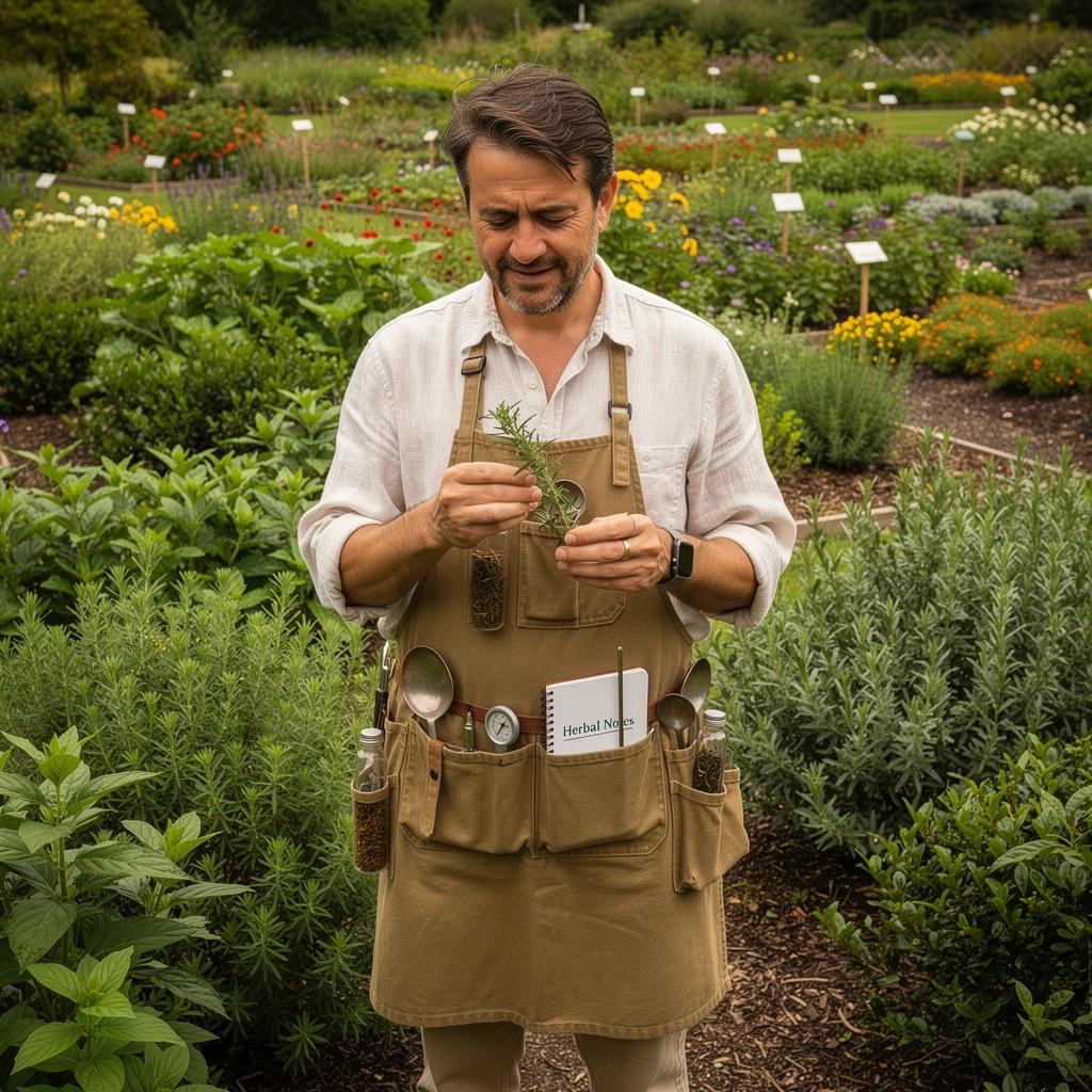 Pohľad na čajovú plantáž v slovenskej prírode
